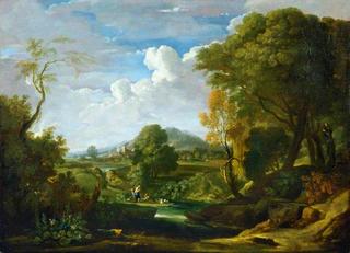 Landscape with Two Figures