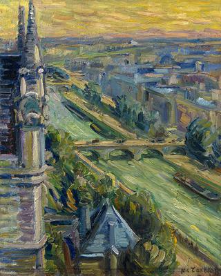 View of Paris from the Rooftops
