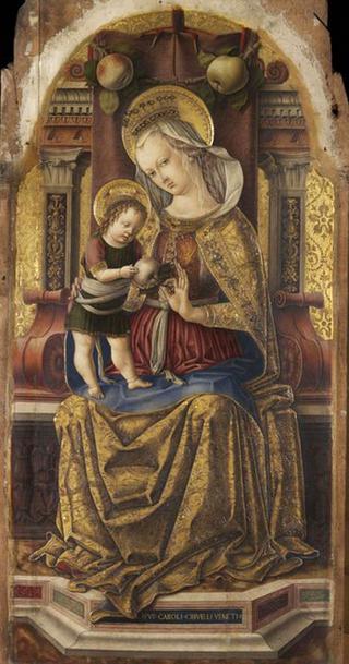 Madonna and Child Enthroned