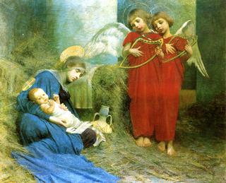 Angels Entertaining the Holy Child