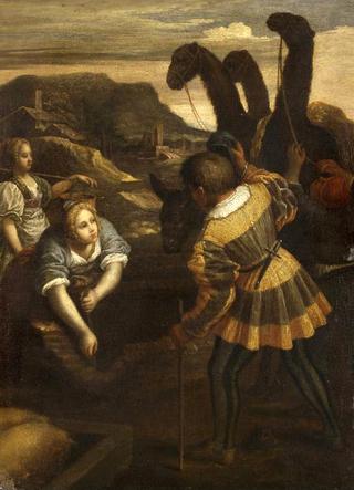 Rebecca and Eliezah at the Well
