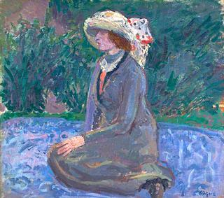 Mrs Spencer Frederick Gore in the Garden of Rowlandson House