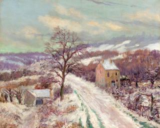 Edge of Village in Winter