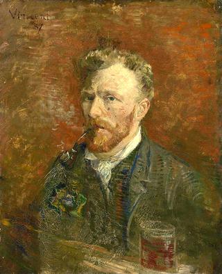 Self Portrait with Glass
