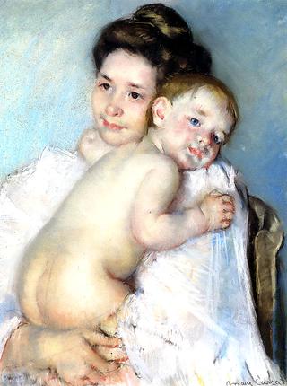 Mother Berthe Holding Her Baby