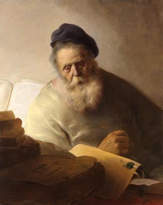 Bookkeeper at His Desk