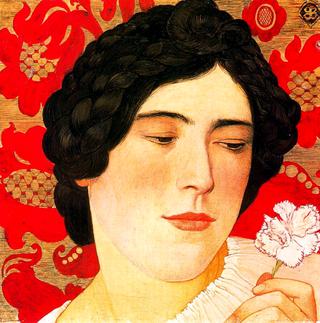 Young Girl with Carnation