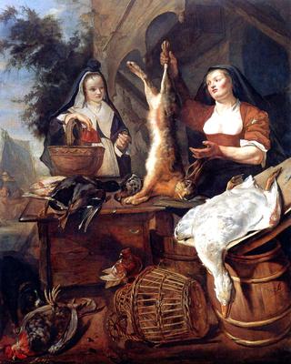 A Woman Selling Poultry and Game