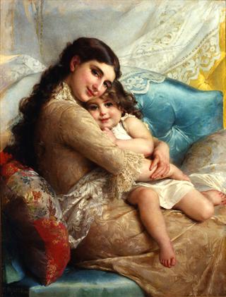 Portrait of a Mother and Daughter