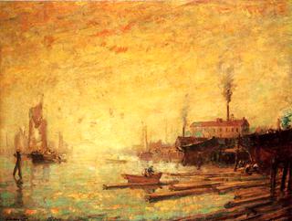 Harbor at Sunset, Moank, Connecticut