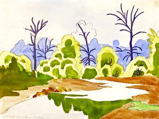 Sunlit Willows