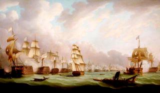 The Battle of Trafalgar, 21 October 1805