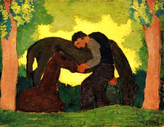 Man with Two Horses