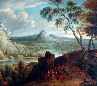 Landscape with Soldiers