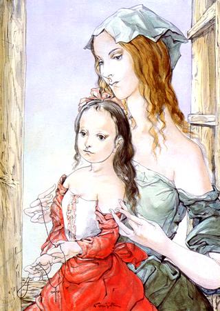 Young Woman and Child