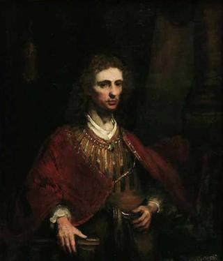 Portrait of a Man in a Red Cloak