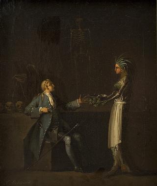 The Doctor's Wife Reveals Her Husband's Intention of Anatomising Niels Klim