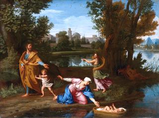 Moses Cast into the Nile