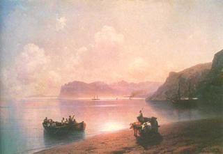 Morning on a sea