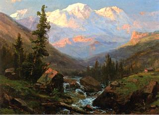 View of the Alps