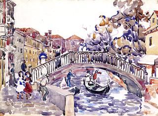Canal Scene, Venice