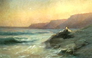 Pushkin on coast of Black sea