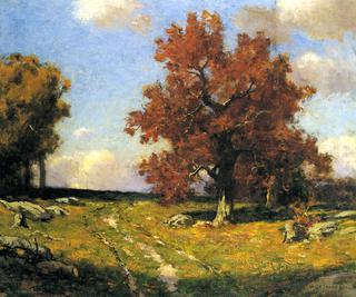 Country Lane in Autumn