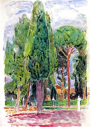 Tress in an Italian Park