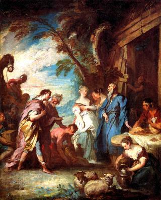 Bethuel Welcoming the Servant of Abraham (study)