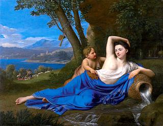 Portrait of a Woman in the Guise of a Source, possibly Adrienne Lecouvreur