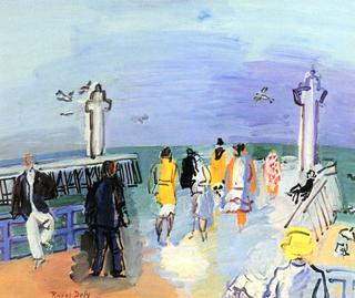 Trouville-Deauville, the Jetties