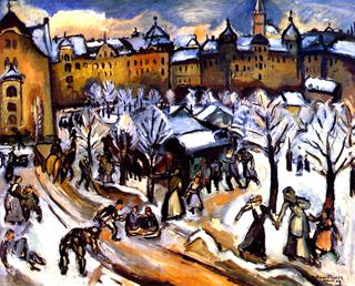 Munich in the Snow