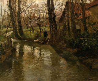 Stream through a Village
