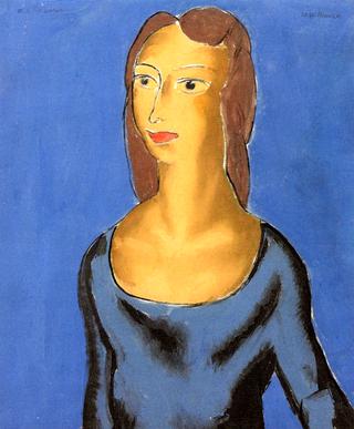 Woman in Blue
