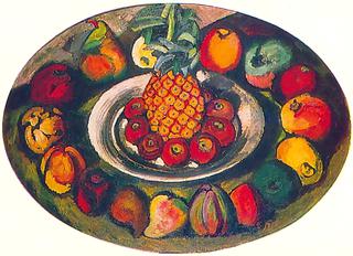 Still life with pineapple