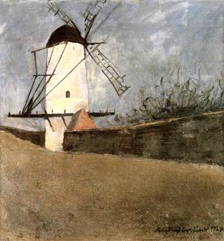 Windmill in Xanten, White Mill