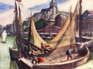 Le mouillage au Treport