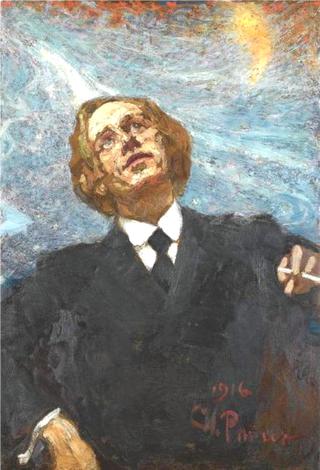 Poet-futurist (portrait of Vladimir Vladimirovich Mayakovsky).