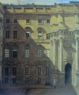 Corner in the Eosander Courtyard of the Berlin Palace