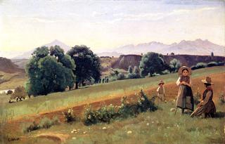 Landscape at Mornex (Haute Savoie)