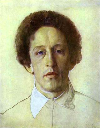 Portrait of Poet Alexander Blok