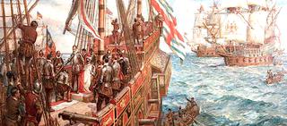 Knighting the Captains on Board the Ark Royal