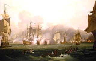 The Battle of Trafalgar, 21 October 1805