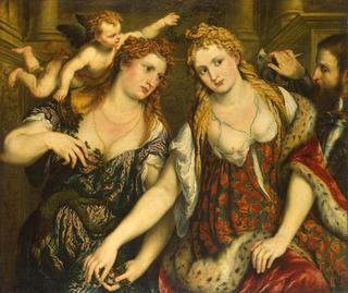 Venus, Flora, Mars and Cupid (An Allegory)