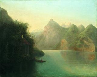 Mountain Landscape with Lake