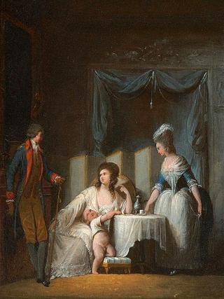 Elegants in an Interior