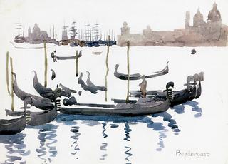 Gondolas, Venice