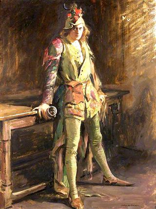Herbert Beerbohm Tree as Gringoire in 'The Ballad Monger'