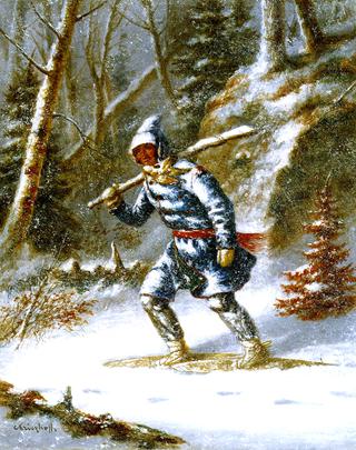 Hunter in a Blizzard