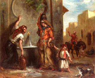 Women at Fountain